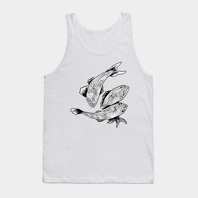 3 Koi Tank Top by rikabird17